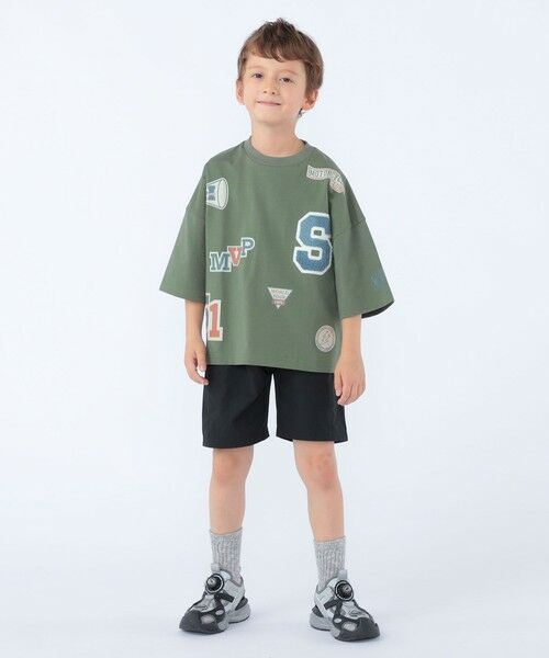 SHIPS / シップス Tシャツ | SHIPS KIDS:100〜130cm /〈UVカット/接触冷感〉ワッペンプリント Tシャツ | 詳細5