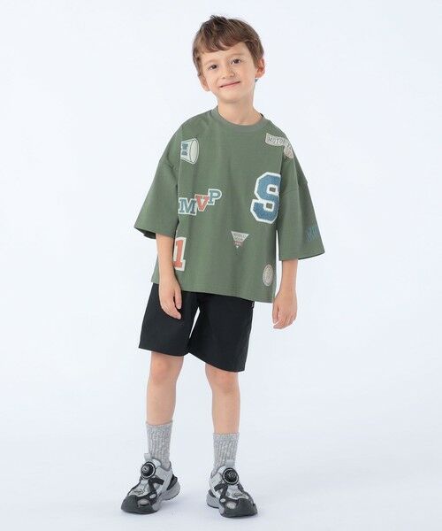 SHIPS / シップス Tシャツ | SHIPS KIDS:100〜130cm /〈UVカット/接触冷感〉ワッペンプリント Tシャツ | 詳細6