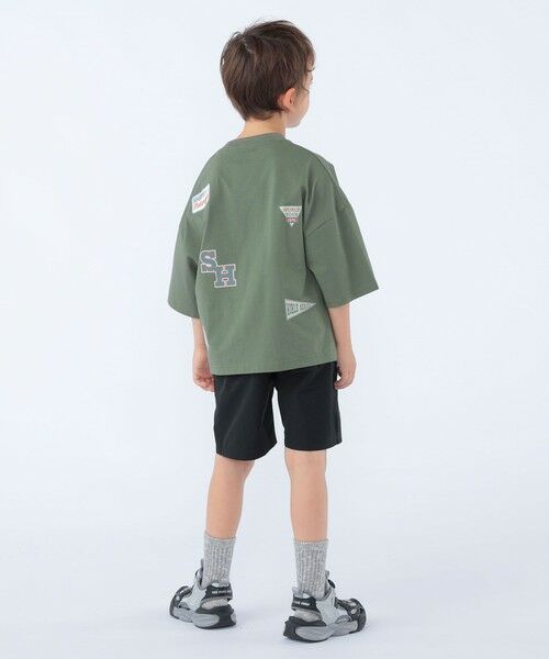 SHIPS / シップス Tシャツ | SHIPS KIDS:100〜130cm /〈UVカット/接触冷感〉ワッペンプリント Tシャツ | 詳細8