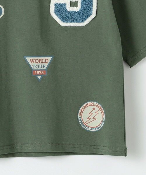 SHIPS / シップス Tシャツ | SHIPS KIDS:140〜160cm /〈UVカット/接触冷感〉ワッペンプリント Tシャツ | 詳細4