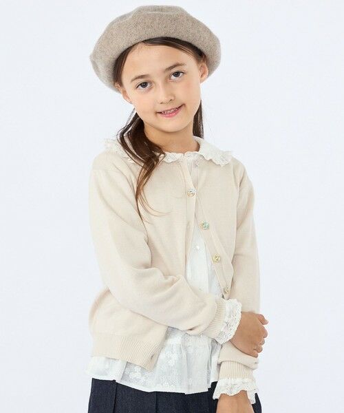 SHIPS / シップス カーディガン・ボレロ | SHIPS KIDS:100〜130cm / リバティ ボタン カーディガン | 詳細1