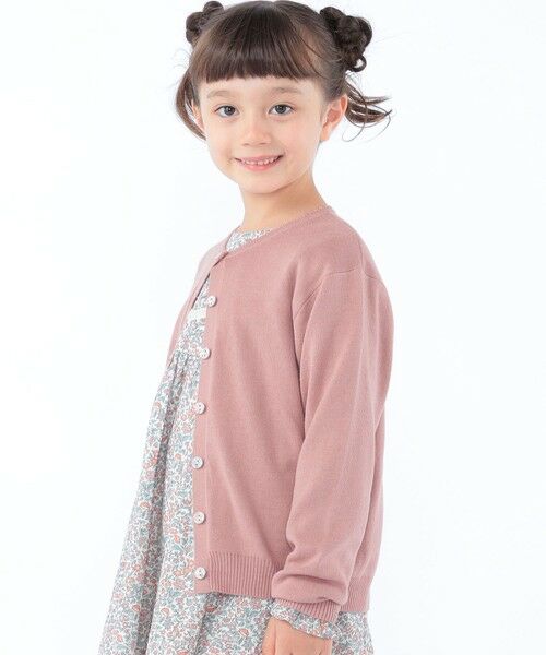 SHIPS / シップス カーディガン・ボレロ | SHIPS KIDS:100〜130cm / リバティ ボタン カーディガン | 詳細6