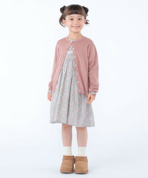 SHIPS / シップス カーディガン・ボレロ | SHIPS KIDS:100〜130cm / リバティ ボタン カーディガン | 詳細11