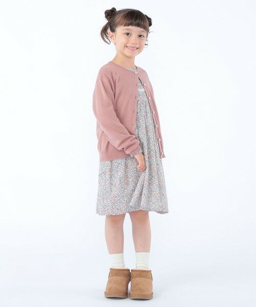 SHIPS / シップス カーディガン・ボレロ | SHIPS KIDS:100〜130cm / リバティ ボタン カーディガン | 詳細12