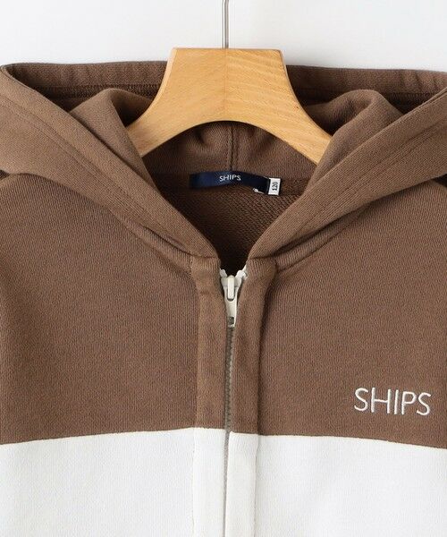 SHIPS / シップス パーカー | SHIPS KIDS:80〜90cm / ロゴ フード ジップ パーカ | 詳細2