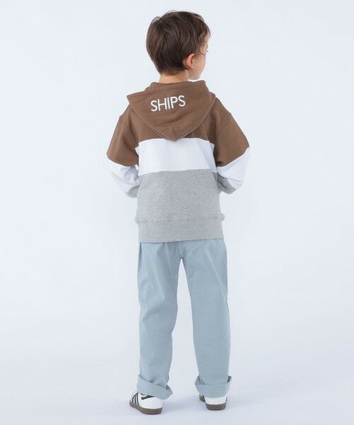 SHIPS / シップス パーカー | SHIPS KIDS:100〜130cm / ロゴ フード ジップ パーカ | 詳細10