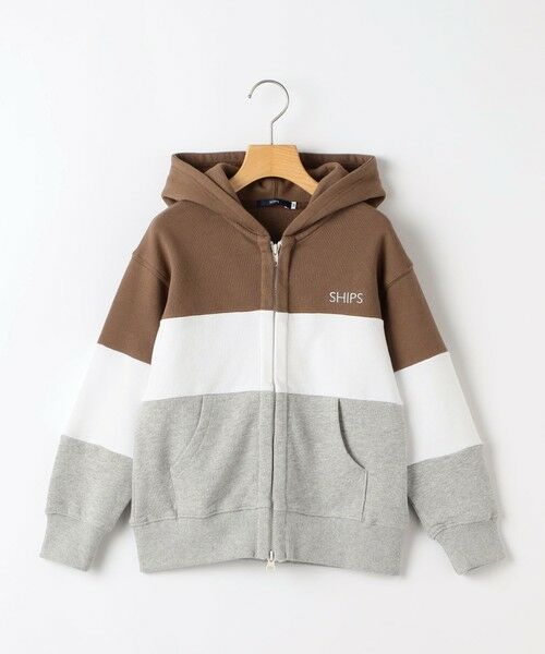 SHIPS / シップス パーカー | SHIPS KIDS:100〜130cm / ロゴ フード ジップ パーカ | 詳細11