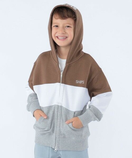 SHIPS / シップス パーカー | SHIPS KIDS:100〜130cm / ロゴ フード ジップ パーカ | 詳細5
