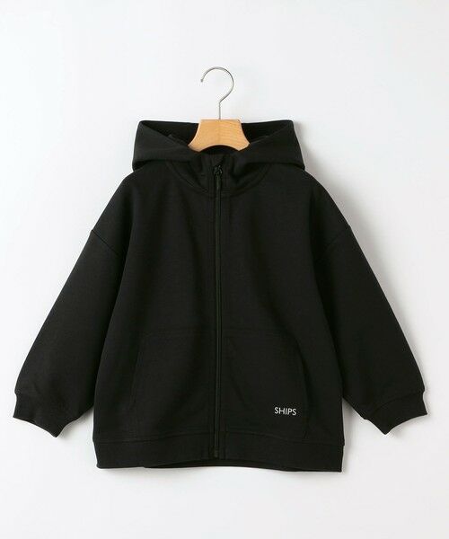 SHIPS / シップス パーカー | SHIPS KIDS:140〜160cm /〈抗菌・防臭〉ファンクション ジップ パーカ（ブラック）