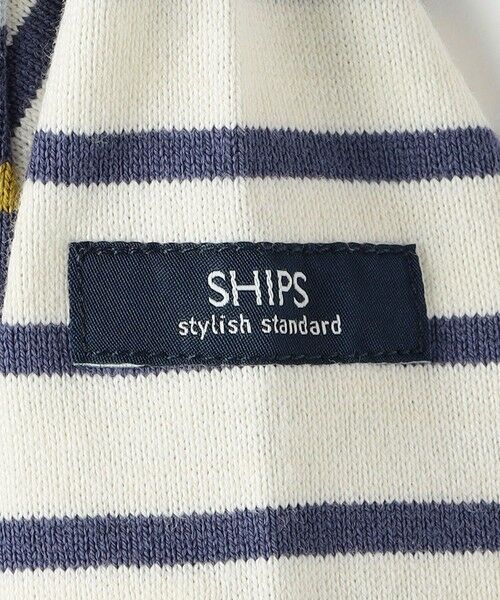 SHIPS / シップス ロンパース | SHIPS KIDS:70〜80cm / ボーダー フェイク レイヤード ロンパース | 詳細5