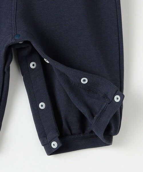 SHIPS / シップス ロンパース | SHIPS KIDS:70〜80cm / ボーダー フェイク レイヤード ロンパース | 詳細7