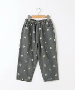 SHIPS / シップス デニムパンツ | SHIPS KIDS:90cm/フラワー エンブロイダリー デニム パンツ