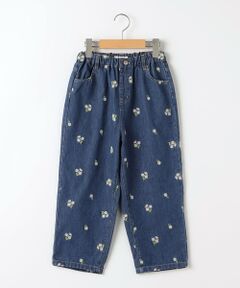 SHIPS / シップス デニムパンツ | SHIPS KIDS:100〜130cm/フラワー エンブロイダリー デニム パンツ
