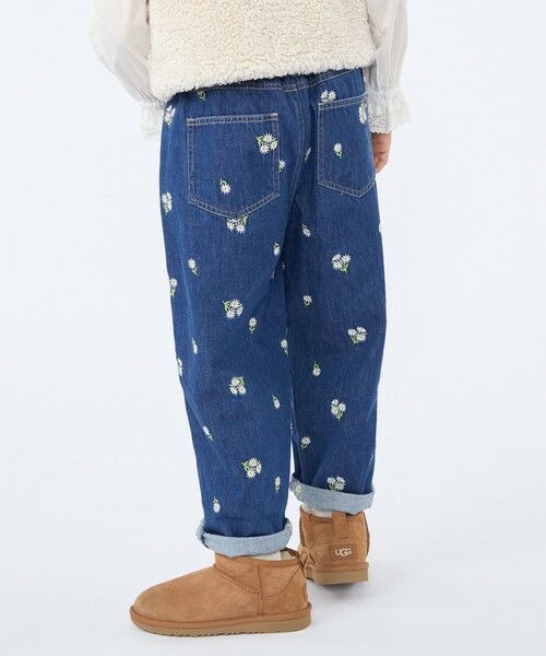 SHIPS / シップス デニムパンツ | SHIPS KIDS:100〜130cm/フラワー エンブロイダリー デニム パンツ | 詳細14