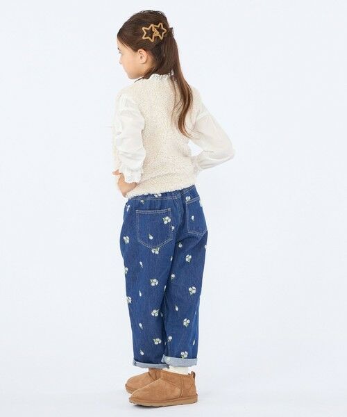 SHIPS / シップス デニムパンツ | SHIPS KIDS:100〜130cm/フラワー エンブロイダリー デニム パンツ | 詳細17