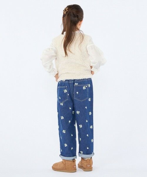 SHIPS / シップス デニムパンツ | SHIPS KIDS:100〜130cm/フラワー エンブロイダリー デニム パンツ | 詳細18
