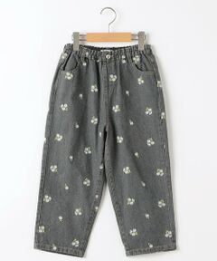SHIPS / シップス デニムパンツ | SHIPS KIDS:140〜150cm/フラワー エンブロイダリー デニム パンツ