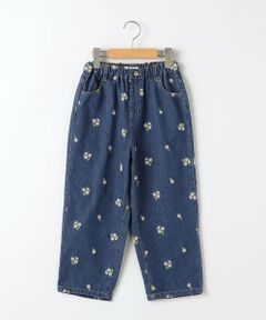 SHIPS / シップス デニムパンツ | SHIPS KIDS:140〜150cm/フラワー エンブロイダリー デニム パンツ