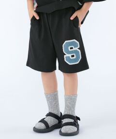 SHIPS / シップス ショート・ハーフ・半端丈パンツ | SHIPS KIDS:100〜130cm /〈UVカット/接触冷感〉ワッペンプリント ショーツ
