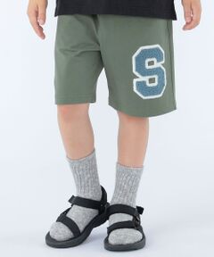 SHIPS / シップス ショート・ハーフ・半端丈パンツ | SHIPS KIDS:100〜130cm /〈UVカット/接触冷感〉ワッペンプリント ショーツ