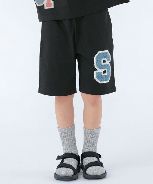 SHIPS / シップス ショート・ハーフ・半端丈パンツ | SHIPS KIDS:100〜130cm /〈UVカット/接触冷感〉ワッペンプリント ショーツ | 詳細1