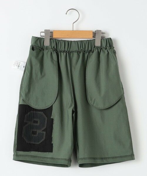 SHIPS / シップス ショート・ハーフ・半端丈パンツ | SHIPS KIDS:140〜160cm /〈UVカット/接触冷感〉ワッペンプリント ショーツ | 詳細2