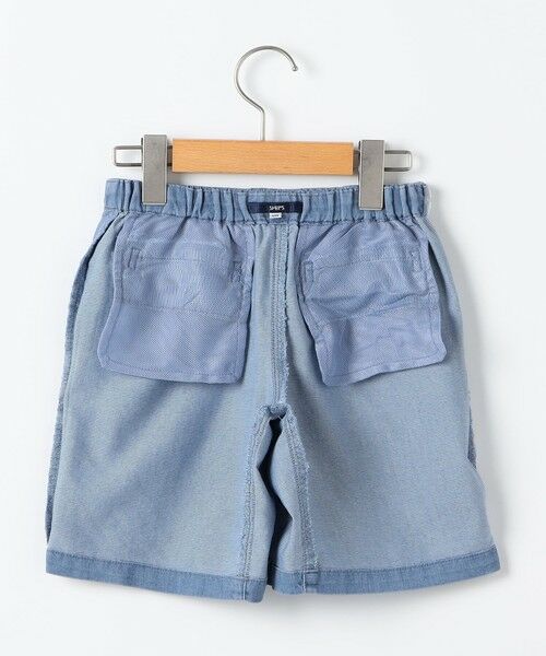 SHIPS / シップス ショート・ハーフ・半端丈パンツ | SHIPS KIDS:100〜130cm /〈接触冷感〉ドライメッシュ デニム パンツ | 詳細12