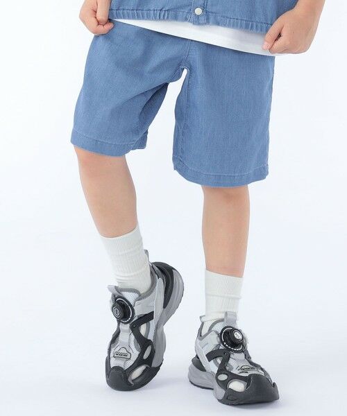 SHIPS / シップス ショート・ハーフ・半端丈パンツ | SHIPS KIDS:100〜130cm /〈接触冷感〉ドライメッシュ デニム パンツ | 詳細2