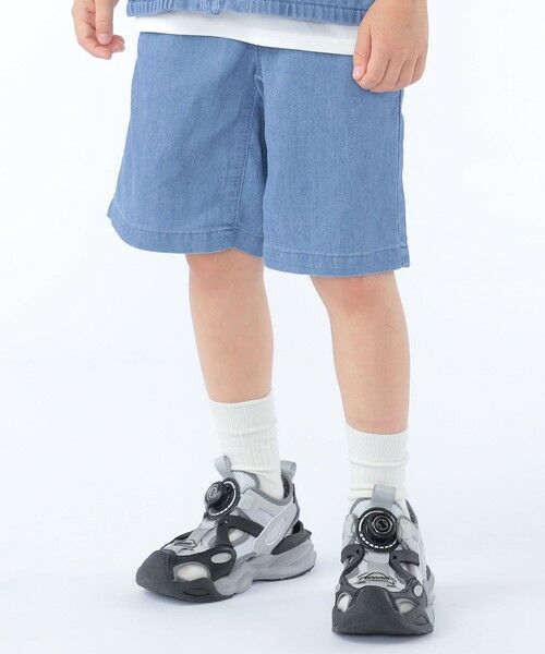 SHIPS / シップス ショート・ハーフ・半端丈パンツ | SHIPS KIDS:100〜130cm /〈接触冷感〉ドライメッシュ デニム パンツ | 詳細3