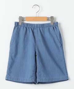 SHIPS / シップス ショート・ハーフ・半端丈パンツ | SHIPS KIDS:140〜160cm /〈接触冷感〉ドライメッシュ デニム パンツ