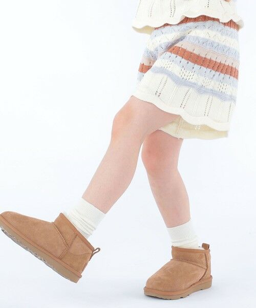 SHIPS / シップス ショート・ハーフ・半端丈パンツ | SHIPS KIDS:100〜130cm/ニット レース ショートパンツ | 詳細1
