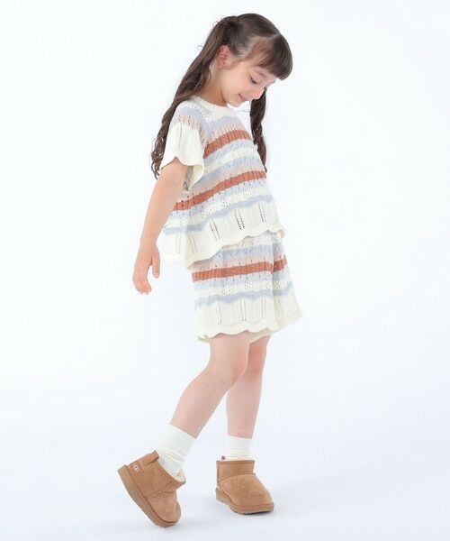 SHIPS / シップス ショート・ハーフ・半端丈パンツ | SHIPS KIDS:100〜130cm/ニット レース ショートパンツ | 詳細8