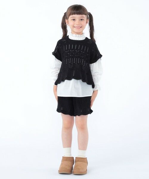 SHIPS / シップス ショート・ハーフ・半端丈パンツ | SHIPS KIDS:100〜130cm/ニット レース ショートパンツ | 詳細21