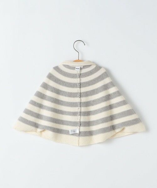 SHIPS / シップス ベビー・キッズウエア | SHIPS KIDS:〈手洗い可能〉ベビー ボーダー ニット マント | 詳細3