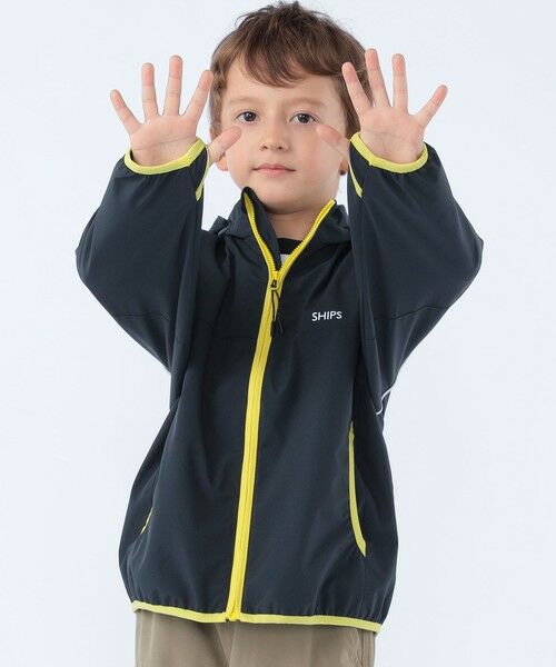 SHIPS / シップス ナイロンジャケット | SHIPS KIDS:100〜130cm /〈撥水/洗濯機可能〉フード付き ウィンドブレーカー | 詳細25