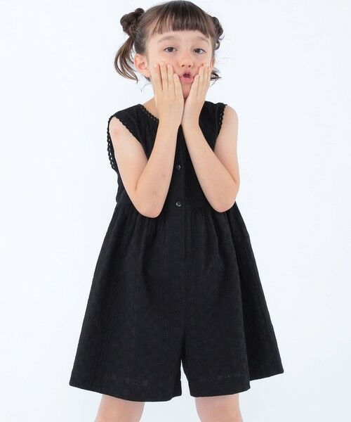SHIPS / シップス サロペット・オールインワン | SHIPS KIDS:100〜130cm / エンブロイダリー サロペット | 詳細2