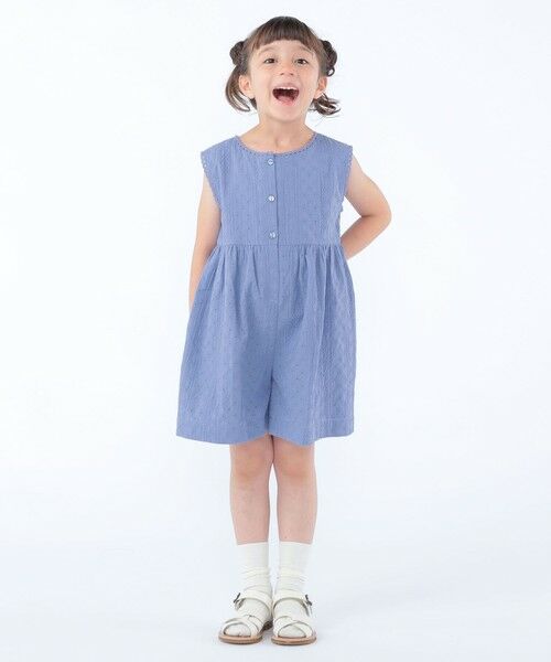 SHIPS / シップス サロペット・オールインワン | SHIPS KIDS:100〜130cm / エンブロイダリー サロペット | 詳細12