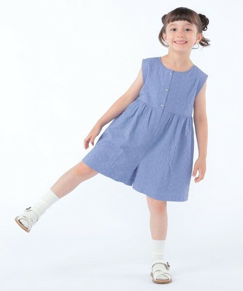 SHIPS / シップス サロペット・オールインワン | SHIPS KIDS:100〜130cm / エンブロイダリー サロペット | 詳細13
