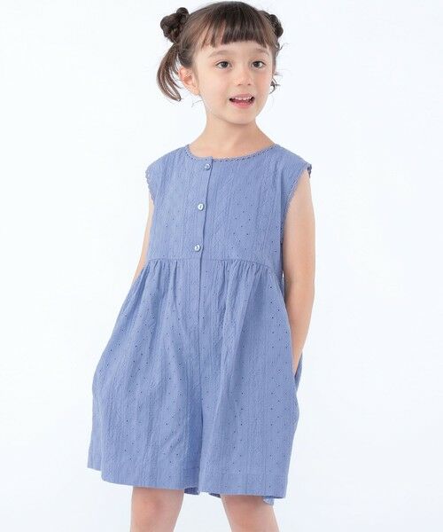 SHIPS / シップス サロペット・オールインワン | SHIPS KIDS:100〜130cm / エンブロイダリー サロペット | 詳細11