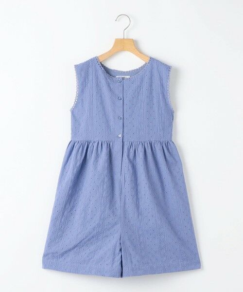 SHIPS / シップス サロペット・オールインワン | SHIPS KIDS:140〜150cm / エンブロイダリー サロペット(ライトブルー)