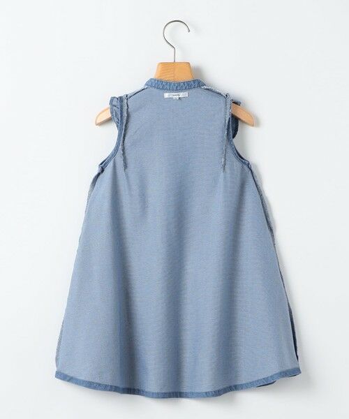 SHIPS / シップス ロング・マキシ丈ワンピース | SHIPS KIDS:100〜130cm /〈接触冷感〉ドライメッシュ デニム ワンピース | 詳細12