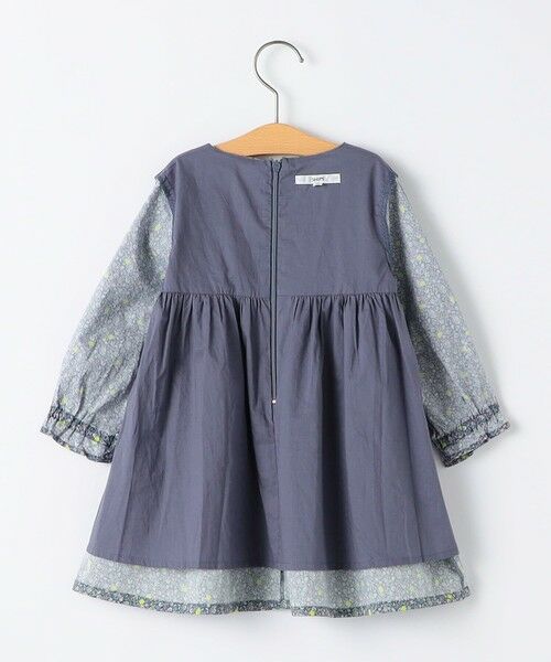 SHIPS / シップス ロング・マキシ丈ワンピース | SHIPS KIDS:80〜90cm / リバティ ギャザー ワンピース 長袖 | 詳細4