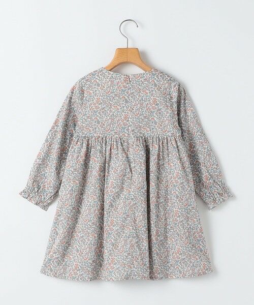 SHIPS / シップス ロング・マキシ丈ワンピース | SHIPS KIDS:100〜130cm / リバティ ギャザー ワンピース 長袖 | 詳細10
