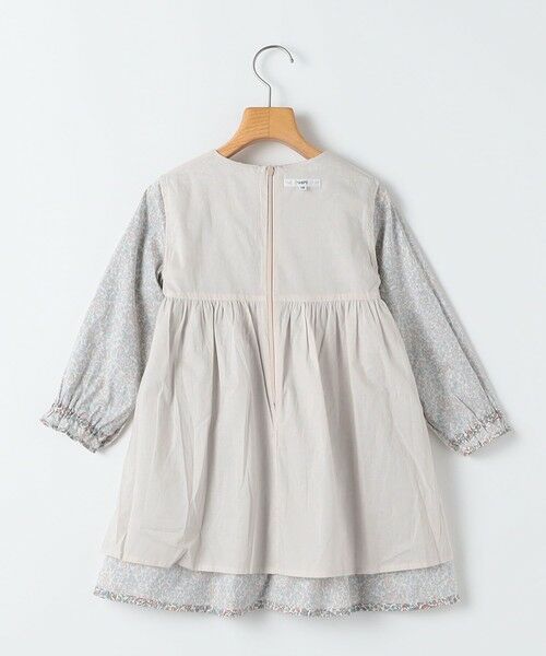SHIPS / シップス ロング・マキシ丈ワンピース | SHIPS KIDS:100〜130cm / リバティ ギャザー ワンピース 長袖 | 詳細12