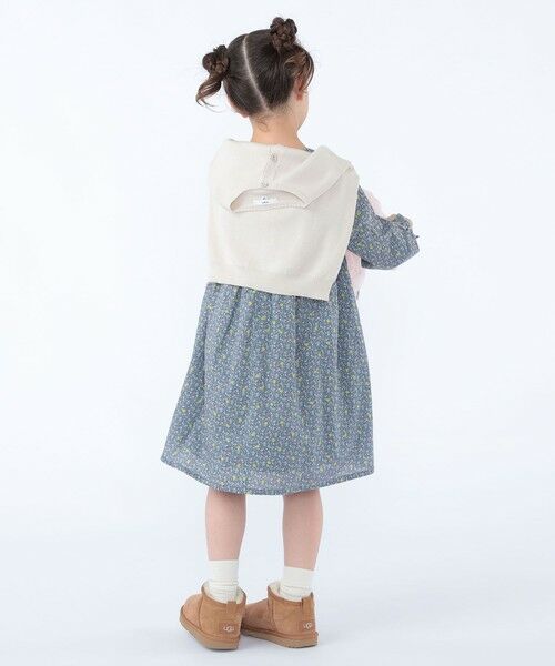 SHIPS / シップス ロング・マキシ丈ワンピース | SHIPS KIDS:100〜130cm / リバティ ギャザー ワンピース 長袖 | 詳細27
