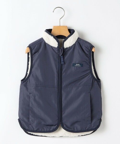 SHIPS / シップス ダウンジャケット・ベスト | SHIPS KIDS:100〜130cm /ボア リバーシブル ベスト | 詳細16