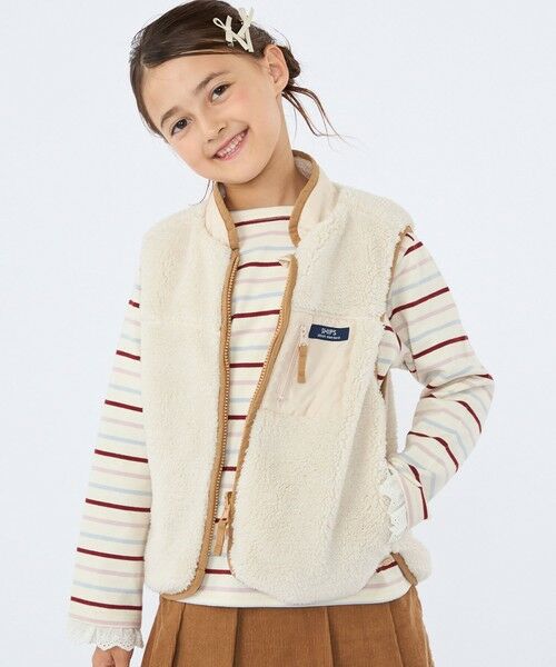 SHIPS / シップス ダウンジャケット・ベスト | SHIPS KIDS:100〜130cm /ボア リバーシブル ベスト | 詳細22