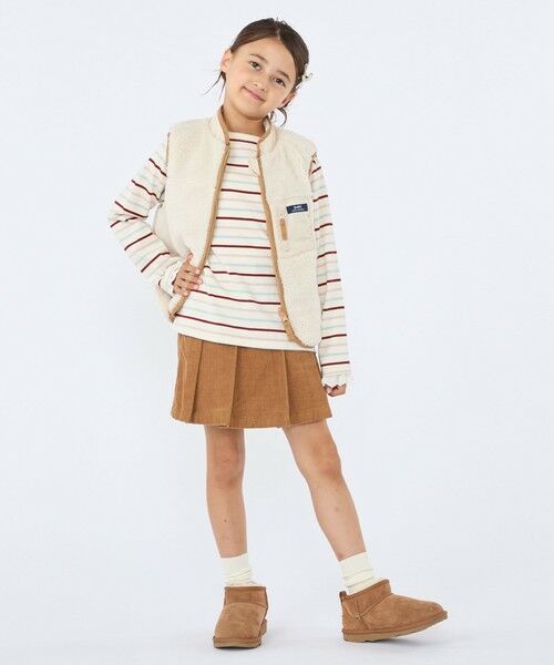 SHIPS / シップス ダウンジャケット・ベスト | SHIPS KIDS:100〜130cm /ボア リバーシブル ベスト | 詳細26