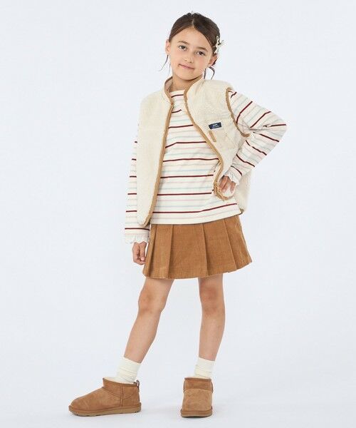 SHIPS / シップス ダウンジャケット・ベスト | SHIPS KIDS:100〜130cm /ボア リバーシブル ベスト | 詳細27