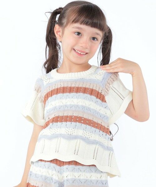 SHIPS / シップス ニット・セーター | SHIPS KIDS:100〜130cm/ニット レーストップス | 詳細2